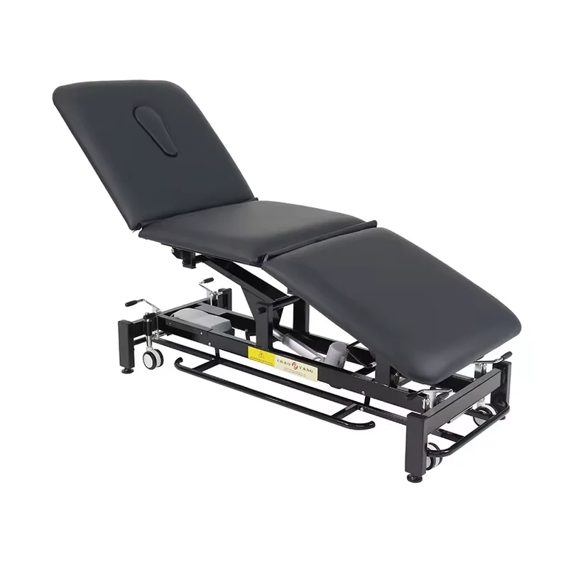 PosturalCare Essential PC-1M — table électrique kiné 1 moteur sellerie noire